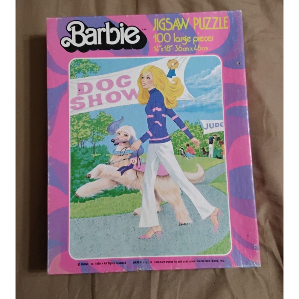 Whitman 1980 Barbie Dog Show Puzzle 100 Pieces